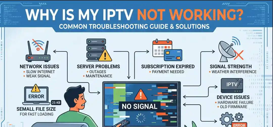 why is my iptv not working?